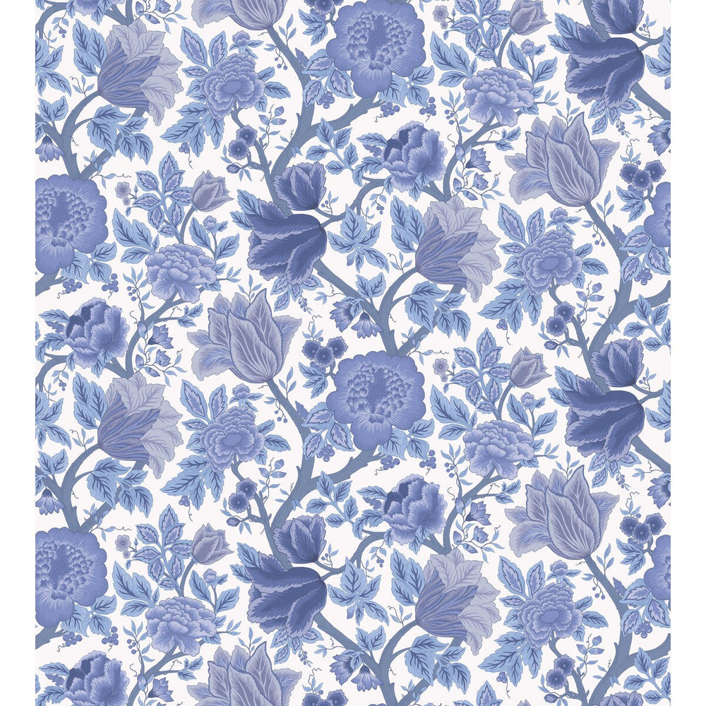 Midsummer Bloom Hyacinth by Cole & Son Designer Wallcovering COLE & SON PEARWOOD PAPER - 100% United Kingdom - Horizontal: 27 and Vertical: 30 27 - Swanky Fabrics -
