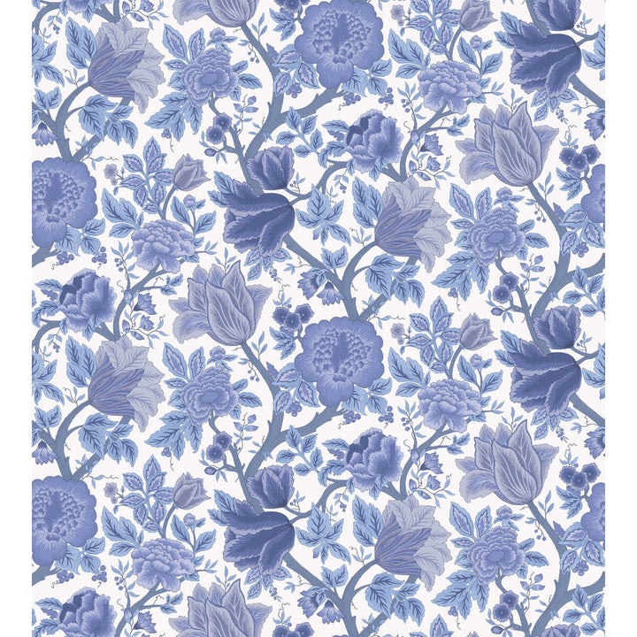 Midsummer Bloom Hyacinth by Cole & Son Designer Wallcovering COLE & SON PEARWOOD PAPER - 100% United Kingdom - Horizontal: 27 and Vertical: 30 27 - Swanky Fabrics -