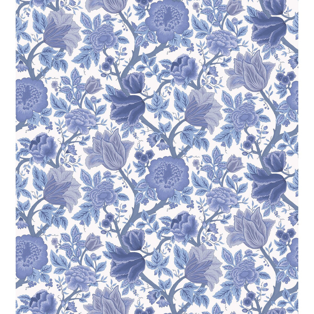 Midsummer Bloom Hyacinth by Cole & Son Wallcovering COLE & SON PEARWOOD PAPER - 100% United Kingdom Horizontal: 27 and Vertical: 30 27 - Fabric Carolina -