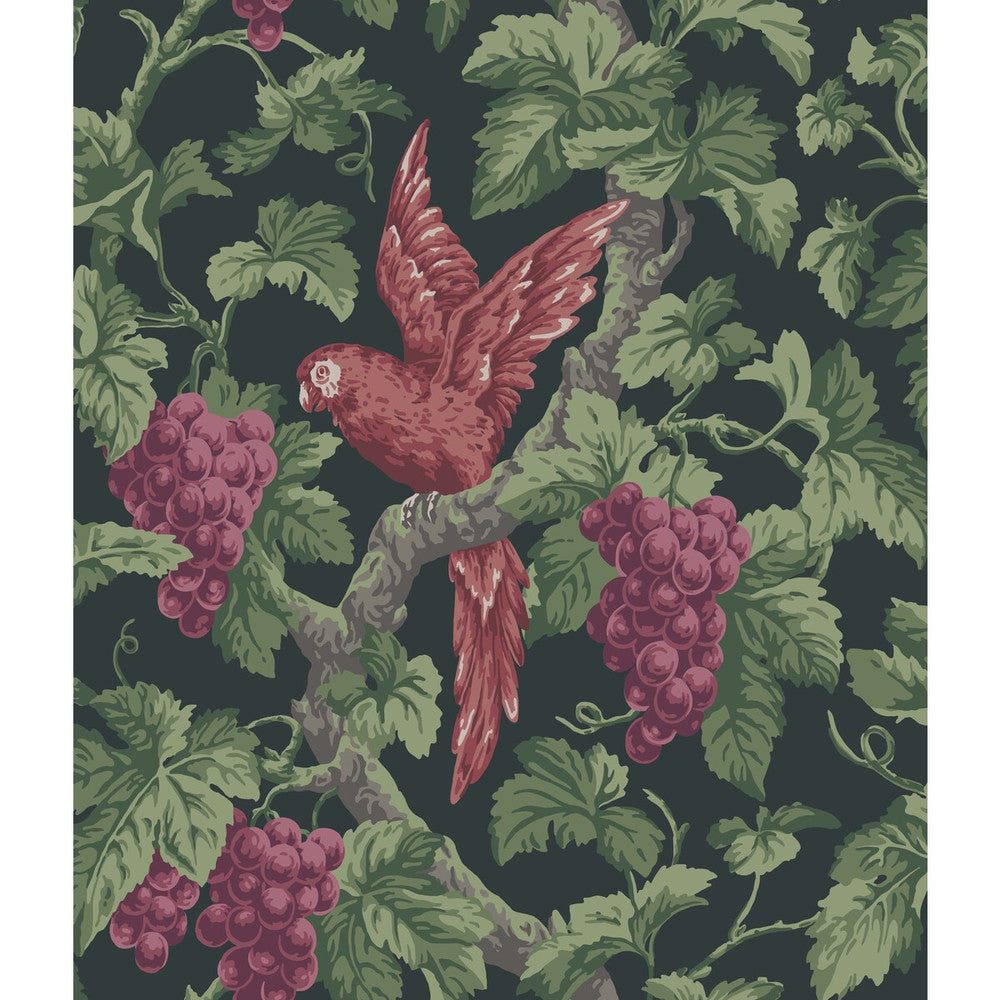Woodvale Orchard Ruby/Ch by Cole & Son Wallcovering COLE & SON PEARWOOD PAPER - 100% United Kingdom Horizontal: 20.5 and Vertical: 24 20.5 - Fabric Carolina -