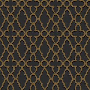 Treillage M Bronze/Char by Cole & Son Wallcovering