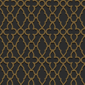 Treillage M Bronze/Char by Cole & Son Wallcovering