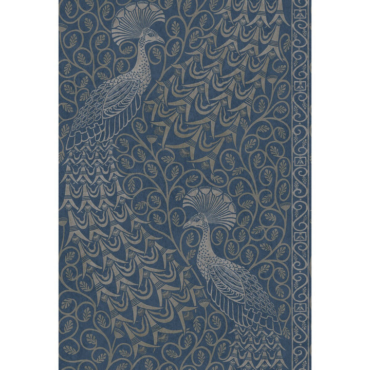 Pavo Parade Msilver/Denim by Cole & Son Wallcovering Cole & Son Wallcovering Pavo Parade Msilver/DenimWallcovering COLE & SON PEARWOOD PAPER - 100% United Kingdom </p><p>Repeat: H: 20.5, V: 30 20.5 - Fabric Carolina -