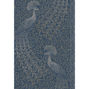 Pavo Parade Msilver/Denim by Cole & Son Wallcovering