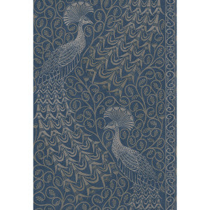 Pavo Parade Msilver/Denim by Cole & Son Wallcovering
