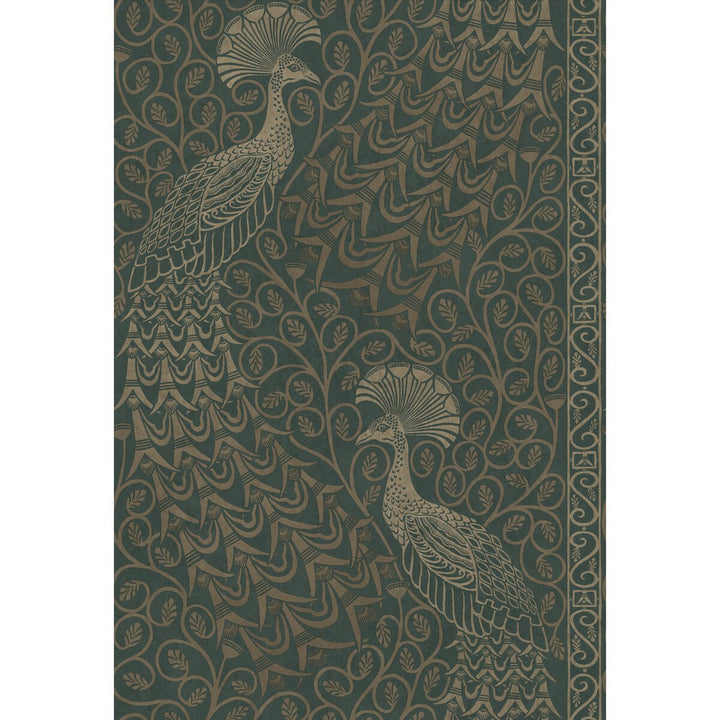 Pavo Parade Mgilver/Green by Cole & Son Wallcovering COLE & SON PEARWOOD PAPER - 100% United Kingdom Horizontal: 20.5 and Vertical: 30 20.5 - Fabric Carolina -