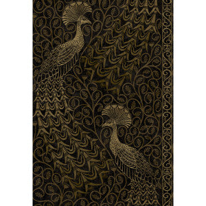 Pavo Parade M Gold/Soot by Cole & Son Wallcovering