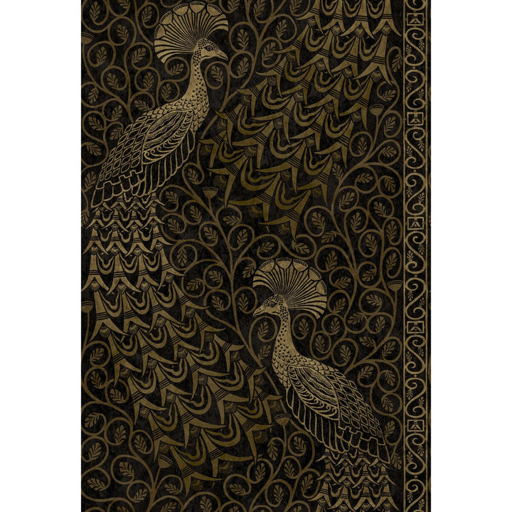 Pavo Parade M Gold/Soot by Cole & Son Wallcovering COLE & SON PEARWOOD PAPER - 100% United Kingdom Horizontal: 20.5 and Vertical: 30 20.5 - Fabric Carolina -