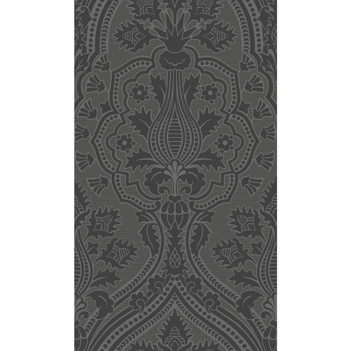 Pugin Palace Flock Charc by Cole & Son Designer Wallcovering COLE & SON PEARWOOD PAPER - 100% United Kingdom Horizontal: 20.5 and Vertical: 35.4 20.5 - Swanky Fabrics -