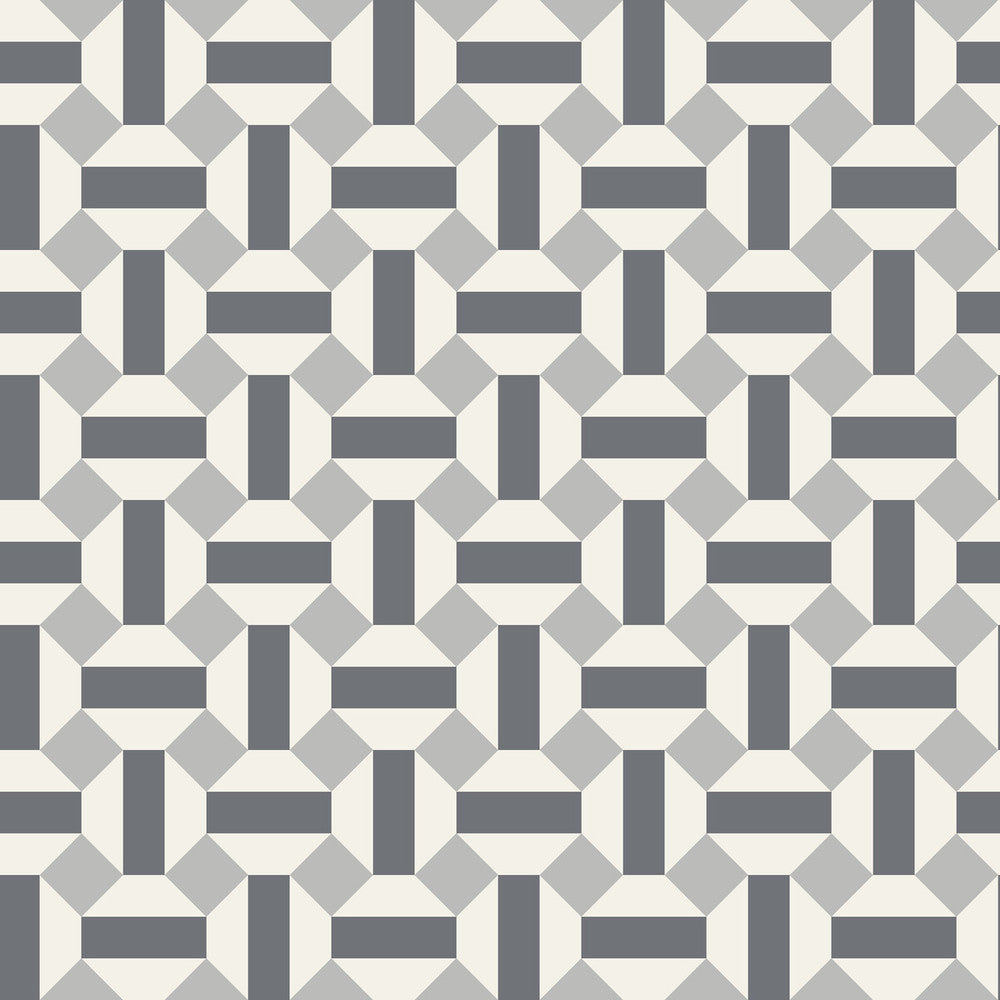Alicatado Soot On Snow by Cole & Son Wallcovering COLE & SON SEVILLE NON WOVEN - 100% United Kingdom Horizontal: 20.5 and Vertical: 5.1 20.5 - Fabric Carolina -
