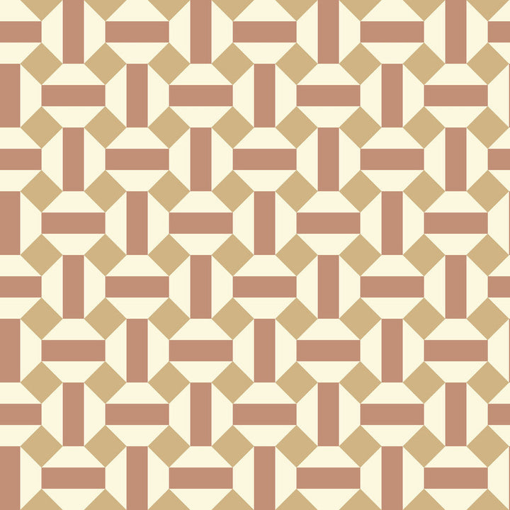 Alicatado Terracotta On Parchment by Cole & Son Wallcovering Cole & Son Wallcovering Alicatado Terracotta On ParchmentWallcovering COLE & SON SEVILLE NON WOVEN - 100% United Kingdom </p><p>Repeat: H: 20.5, V: 5.1 20.5 - Fabric Carolina -