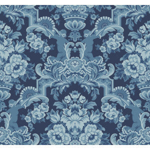 Lola China Blues On Midnight by Cole & Son Wallcovering