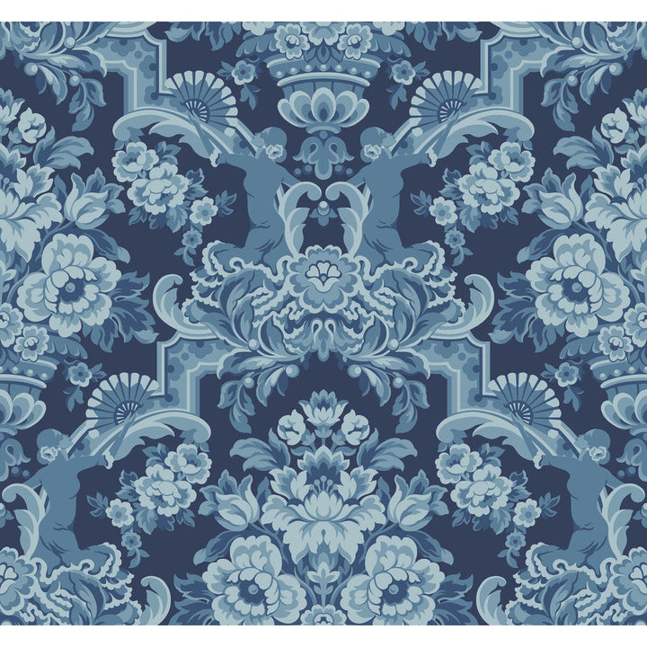 Lola China Blues On Midnight by Cole & Son Wallcovering Cole & Son Wallcovering Lola China Blues On MidnightWallcovering COLE & SON SEVILLE NON WOVEN - 100% United Kingdom </p><p>Repeat: H: 27, V: 25.2 27 - Fabric Carolina -