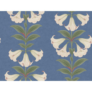 Angels Trumpet Ballet Slipper/Sage/C Sky by Cole & Son Wallcovering