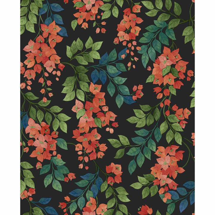 Bougainvillea Rouge/Green/C Sky/Charcoal by Cole & Son Wallcovering Cole & Son Wallcovering Bougainvillea Rouge/Green/C Sky/CharcoalWallcovering COLE & SON SEVILLE NON WOVEN - 100% United Kingdom </p><p>Repeat: H: 20.5, V: 25.2 20.5 - Fabric Carolina -