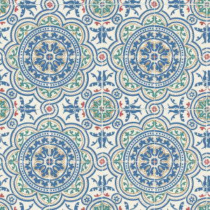 Piccadilly Denim & Rouge On Chalk by Cole & Son Wallcovering
