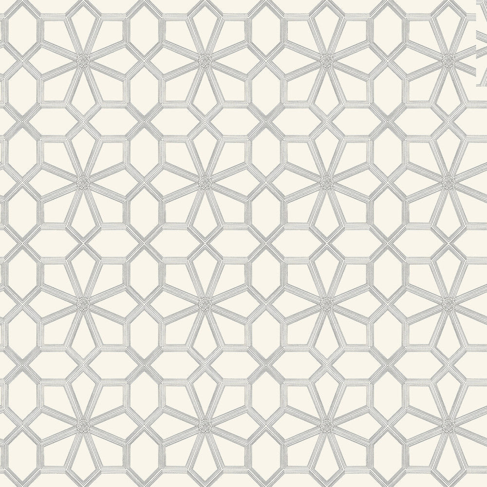 Wolsey Stars Soot On Snow by Cole & Son Wallcovering COLE & SON HISTORIC ROYAL PALACES-GREAT MASTERS NON WOVEN - 100% United Kingdom Horizontal: 20.5 and Vertical: 20.5 20.5 - Fabric Carolina -