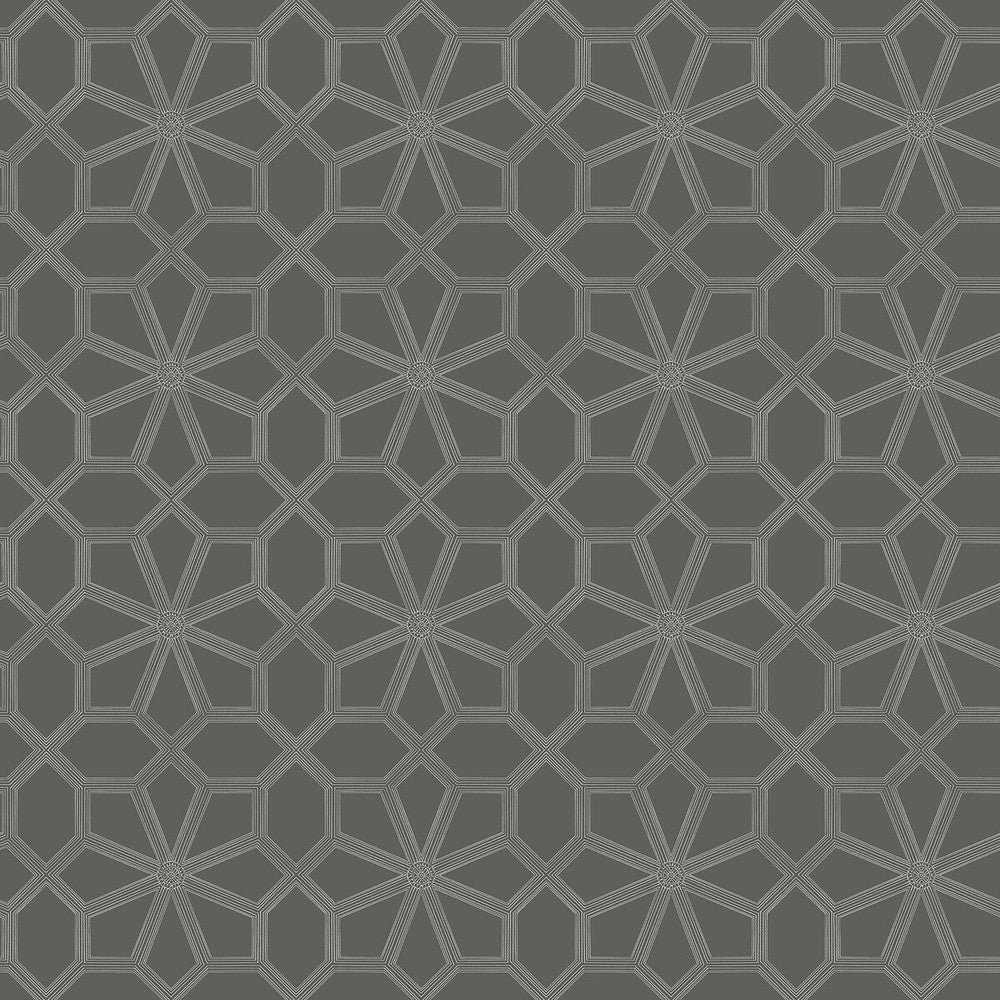 Wolsey Stars Chalk/Charcl by Cole & Son Wallcovering COLE & SON HISTORIC ROYAL PALACES-GREAT MASTERS NON WOVEN - 100% United Kingdom Horizontal: 20.5 and Vertical: 20.5 20.5 - Fabric Carolina -
