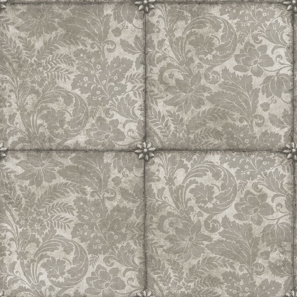King S Argent M Slvr Foil by Cole & Son Wallcovering COLE & SON HISTORIC ROYAL PALACES-GREAT MASTERS NON WOVEN - 100% United Kingdom Horizontal: 20.5 and Vertical: 20.5 20.5 - Fabric Carolina -