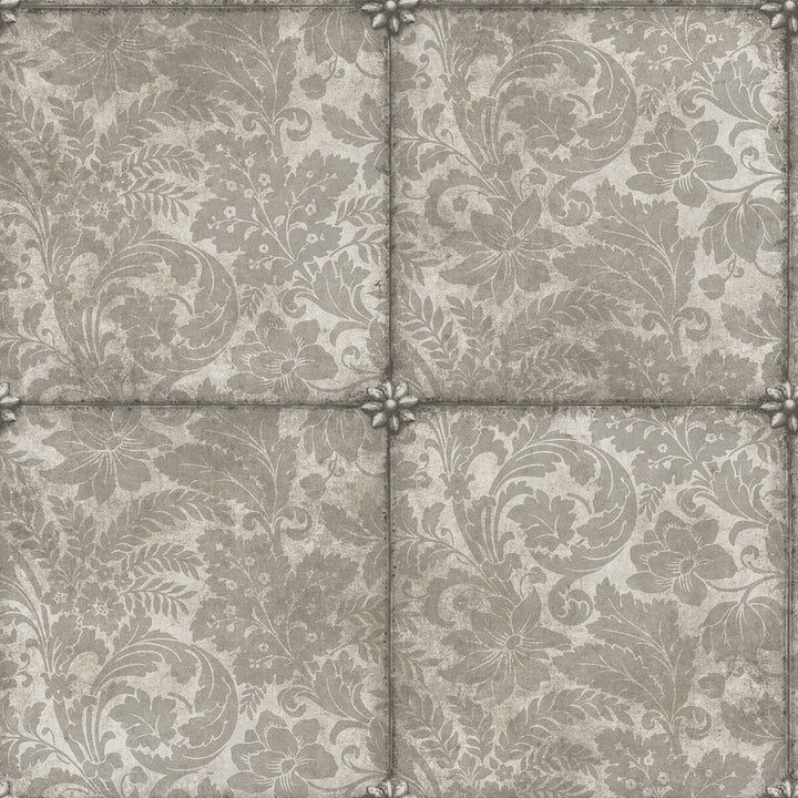 King S Argent M Slvr Foil by Cole & Son Wallcovering COLE & SON HISTORIC ROYAL PALACES-GREAT MASTERS NON WOVEN - 100% United Kingdom Horizontal: 20.5 and Vertical: 20.5 20.5 - Fabric Carolina -