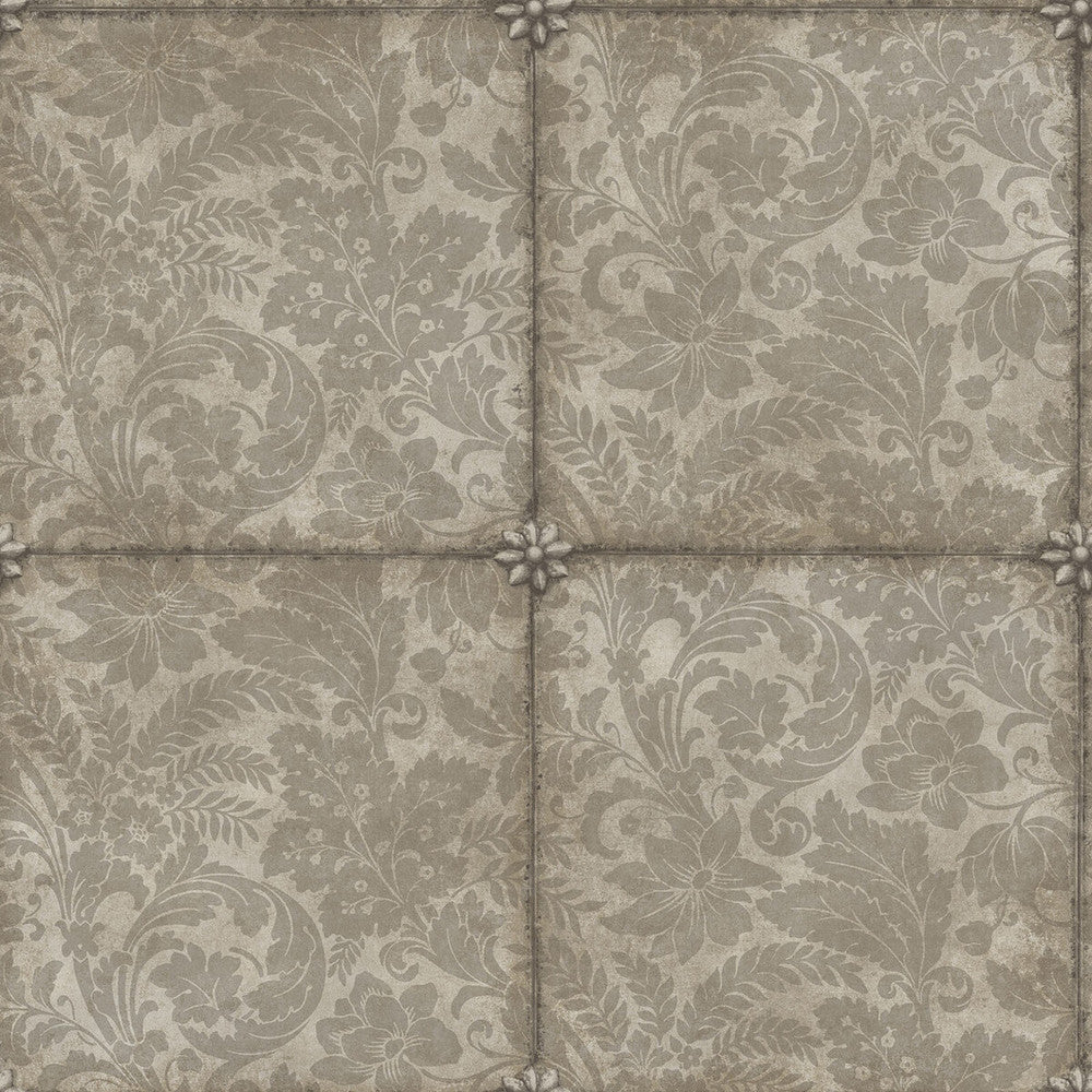 King S Argent M Glvr Foil by Cole & Son Wallcovering COLE & SON HISTORIC ROYAL PALACES-GREAT MASTERS NON WOVEN - 100% United Kingdom Horizontal: 20.5 and Vertical: 20.5 20.5 - Fabric Carolina -