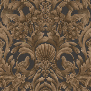 Gibbons Carving Mbrnz/Chr by Cole & Son Wallcovering