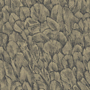 Tranquil Foil (Wp) # 01 Jet by 1838 Wallcoverings Wallpaper