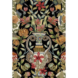 Protea Garden Olv&Rg/Blck by Cole & Son Wallcovering