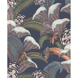 Hoopoe Leaves Midnight by Cole & Son Wallcovering
