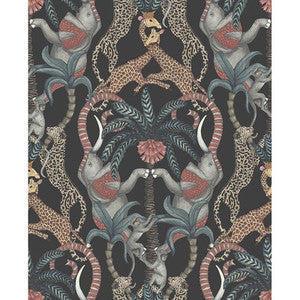 Safari Totem Rby&Prntrmbl/Chrcl by Cole & Son Wallpaper