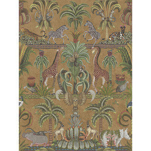 Afrika Kingdom Olgrn/Spgrn/Mt Bronz by Cole & Son Wallcovering