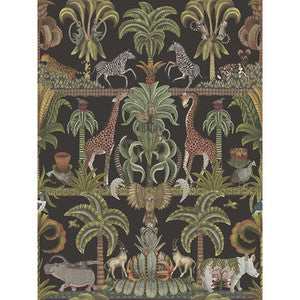 Afrika Kingdom Olvgrn&Spgrn/Bck by Cole & Son Wallcovering