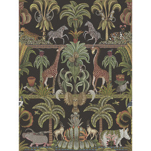 Afrika Kingdom Olvgrn&Spgrn/Bck by Cole & Son Wallcovering