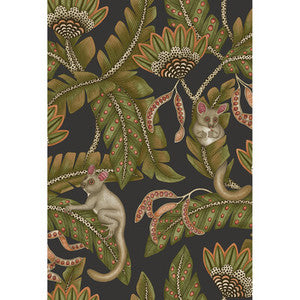 Bush Baby Spgrn&Orng/Blck by Cole & Son Wallcovering