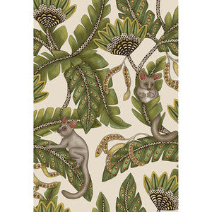 Bush Baby Sprgrn&Mrgld/Stn by Cole & Son Wallcovering