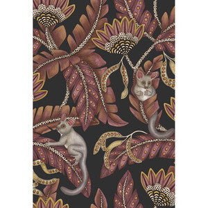 Bush Baby Crmsn&Mrgld/Chrcl by Cole & Son Wallcovering