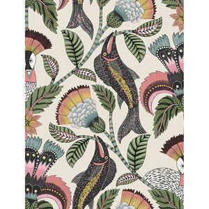 Nene Coral Parchment by Cole & Son Wallcovering