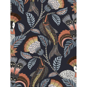 Nene Terracotta Midnight By Cole & Son Wallpaper