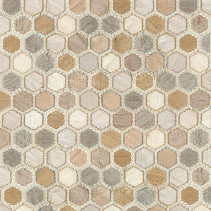 Gem Market Emb Alabaster 120192 by Iman Home Fabric
