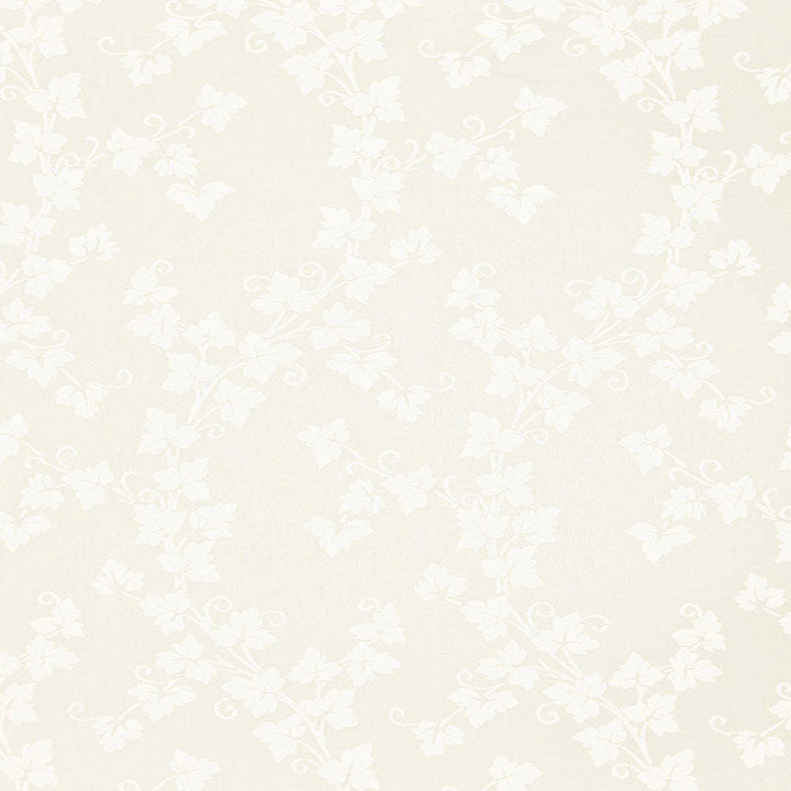 Madras Ivy Ivory 12150 by Schumacher Designer Fabric RADIANCE SHEERS See Sample UNITED KINGDOM TO BE DETERMINED </p><p>Repeat: Horizontal: 11 1/2" (29CM) and Vertical: 34 1/2" (88CM) 67 1/2" WIDE (171CM) - Swanky Fabrics -