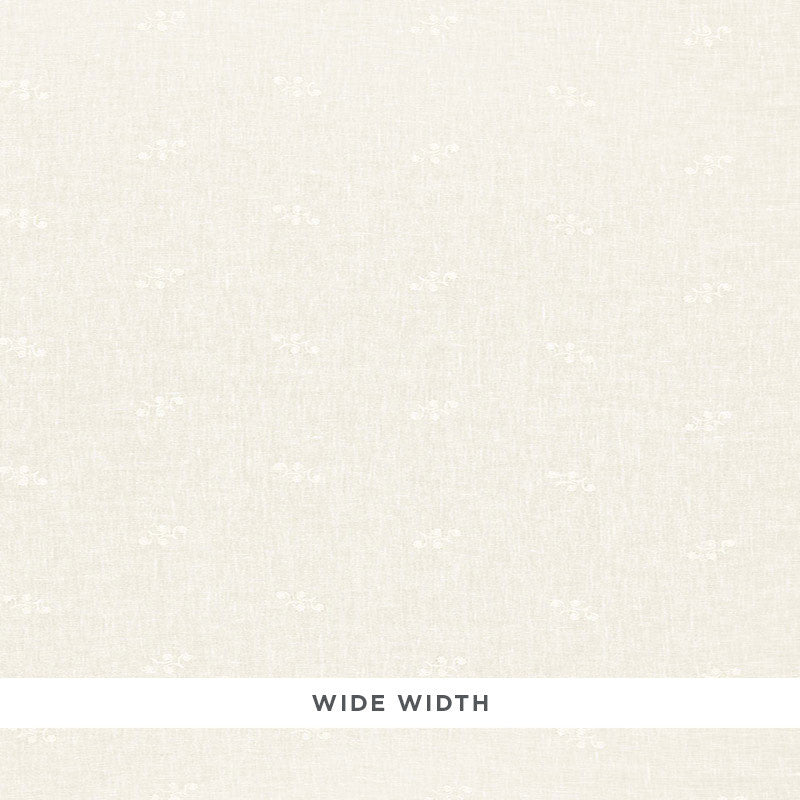 Vale Embroidered Sheer Ivory 12230 by Schumacher Designer Fabric ESSENTIALS: SHEERS & CASEMENTS II LINEN 95% VISCOSE 5% ITALY </p><p>Repeat: Horizontal: 7 3/4" (20CM) and Vertical: 5 1/4" (13CM) 129.25 - Swanky Fabrics -