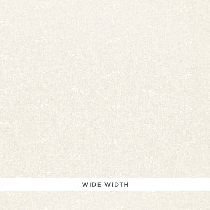 Vale Embroidered Sheer Ivory 12230 by Schumacher Designer Fabric ESSENTIALS: SHEERS & CASEMENTS II LINEN 95% VISCOSE 5% ITALY </p><p>Repeat: Horizontal: 7 3/4" (20CM) and Vertical: 5 1/4" (13CM) 129.25 - Swanky Fabrics -