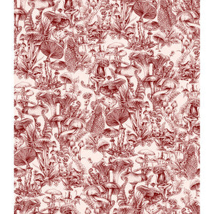 Fungi Forest Burgundy by Cole & Son Wallcovering