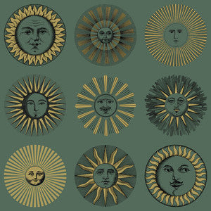 Soli Emerald & Gold 123/1005.CS.0 by Cole & Son Wallcovering