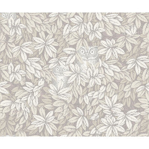 Foglie E Civette White 123/11052.CS.0 by Cole & Son Wallcovering