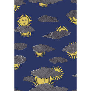 Soli E Nuvole Yellow Blue 123/2006.CS.0 by Cole & Son Wallcovering