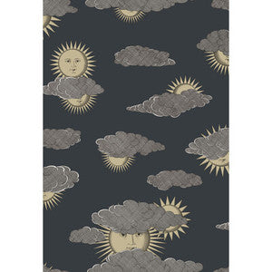 Soli E Nuvole Gold Silver 123/2008.CS.0 by Cole & Son Wallcovering