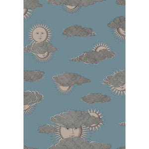 Soli E Nuvole Teal 123/2010.CS.0 by Cole & Son Wallcovering