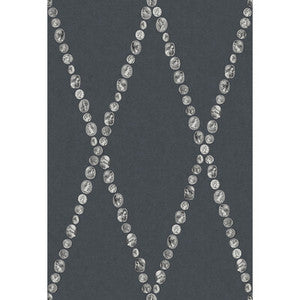 Cammei Silver On Ink 123/4017.CS.0 by Cole & Son Wallcovering