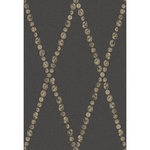 Cammei Gold On Charcoal 123/4018.CS.0 by Cole & Son Wallcovering